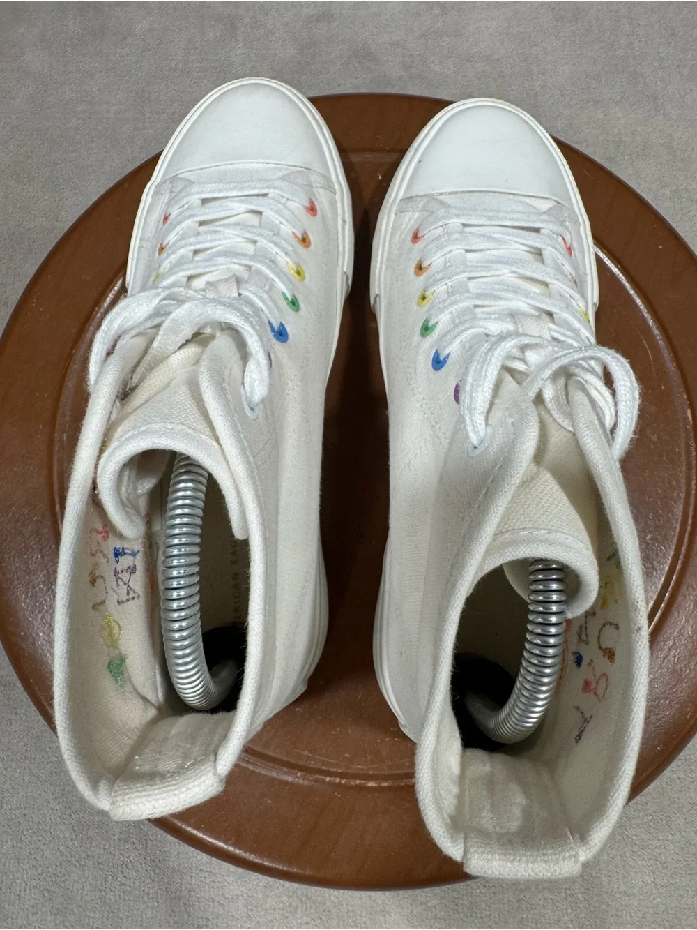 American Eagle Trust In Love High-Top Sneakers